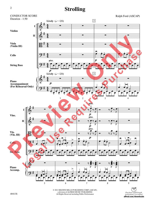 Strolling 總譜 | 小雅音樂 Hsiaoya Music