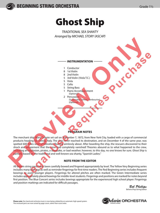 Ghost Ship 總譜 | 小雅音樂 Hsiaoya Music