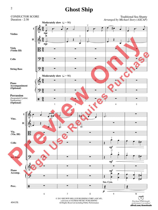 Ghost Ship 總譜 | 小雅音樂 Hsiaoya Music