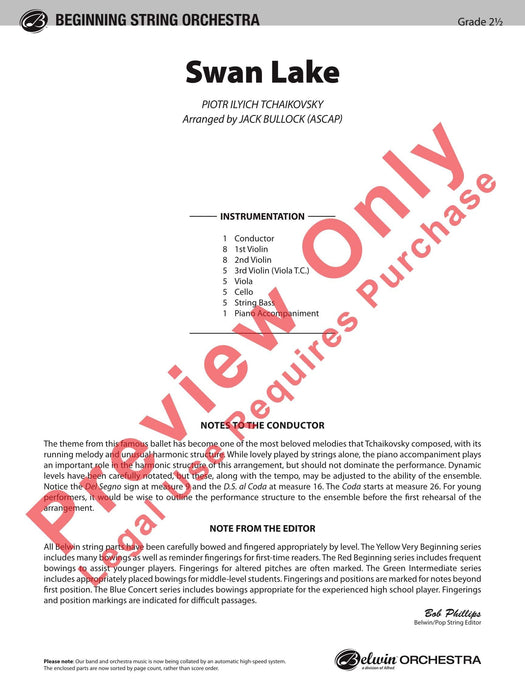 Swan Lake 柴科夫斯基,彼得 天鵝湖 總譜 | 小雅音樂 Hsiaoya Music