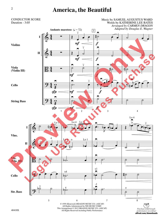 America, the Beautiful 總譜 | 小雅音樂 Hsiaoya Music