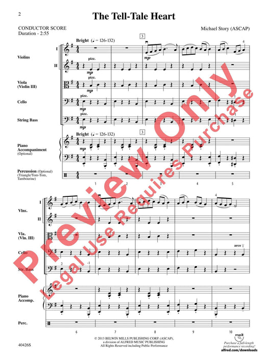 The Tell-Tale Heart 總譜 | 小雅音樂 Hsiaoya Music