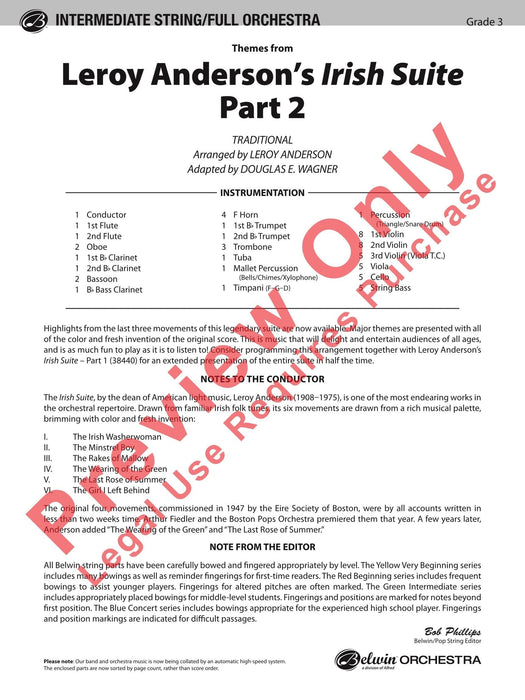 Leroy Anderson's Irish Suite, Part 2 (Themes from) 組曲 | 小雅音樂 Hsiaoya Music