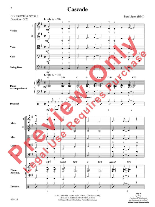 Cascade 總譜 | 小雅音樂 Hsiaoya Music