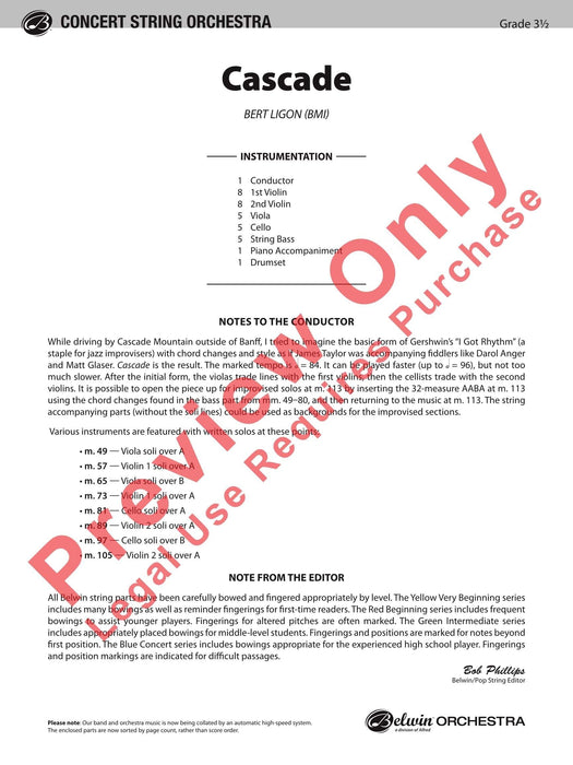 Cascade | 小雅音樂 Hsiaoya Music