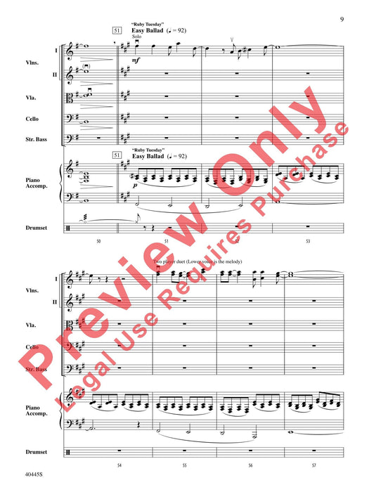 The Rolling Stones on Tour Featuring: Paint It, Black / Ruby Tuesday / (I Can't Get No) Satisfaction 總譜 | 小雅音樂 Hsiaoya Music