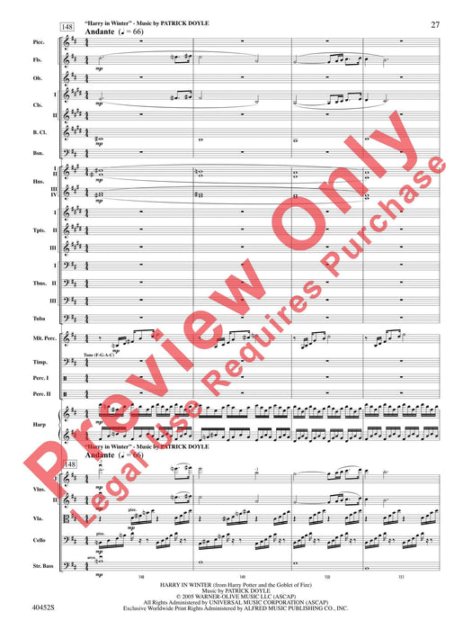 The Complete Harry Potter Themes from all eight movies 總譜 | 小雅音樂 Hsiaoya Music