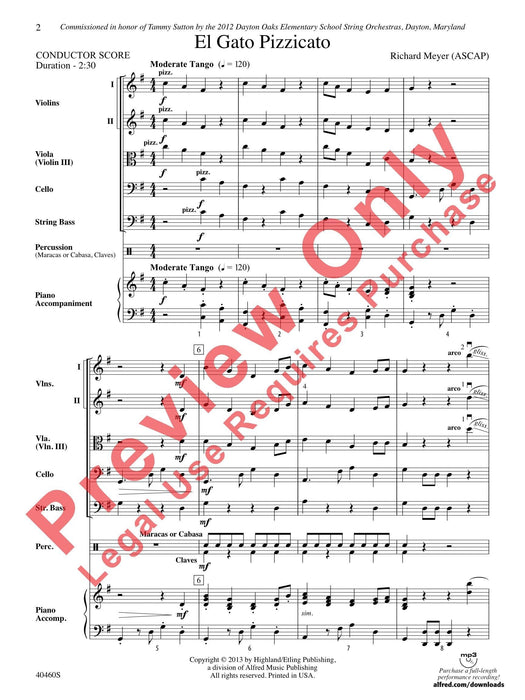 El Gato Pizzicato 撥奏 總譜 | 小雅音樂 Hsiaoya Music