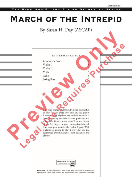 March of the Intrepid 進行曲 總譜 | 小雅音樂 Hsiaoya Music