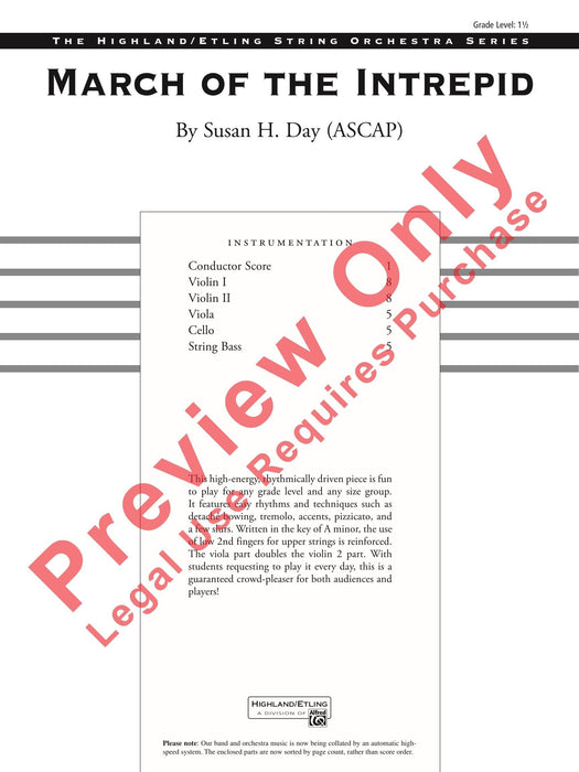 March of the Intrepid 進行曲 總譜 | 小雅音樂 Hsiaoya Music