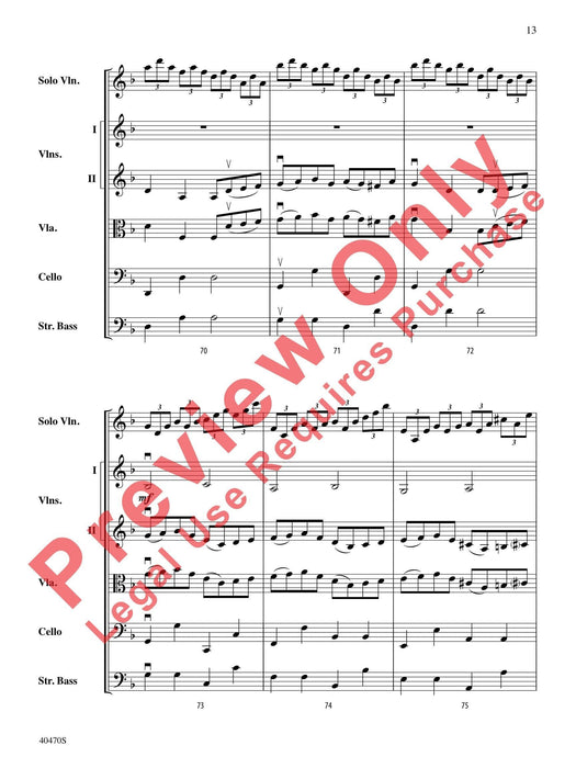 Hungarian Variations For String Orchestra and Solo Violin 詠唱調 弦樂團 獨奏 小提琴 總譜 | 小雅音樂 Hsiaoya Music