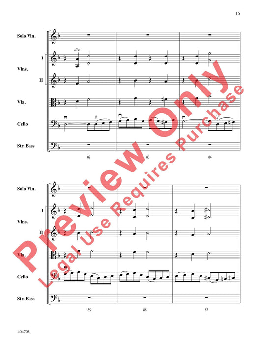 Hungarian Variations For String Orchestra and Solo Violin 詠唱調 弦樂團 獨奏 小提琴 總譜 | 小雅音樂 Hsiaoya Music