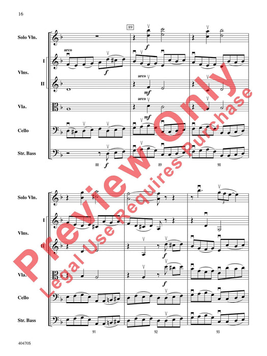 Hungarian Variations For String Orchestra and Solo Violin 詠唱調 弦樂團 獨奏 小提琴 總譜 | 小雅音樂 Hsiaoya Music