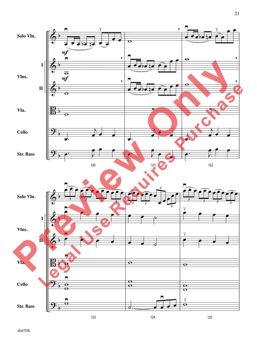 Hungarian Variations For String Orchestra and Solo Violin 詠唱調 弦樂團 獨奏 小提琴 總譜 | 小雅音樂 Hsiaoya Music