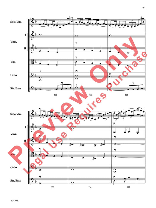 Hungarian Variations For String Orchestra and Solo Violin 詠唱調 弦樂團 獨奏 小提琴 總譜 | 小雅音樂 Hsiaoya Music