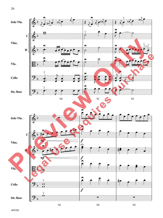 Hungarian Variations For String Orchestra and Solo Violin 詠唱調 弦樂團 獨奏 小提琴 總譜 | 小雅音樂 Hsiaoya Music