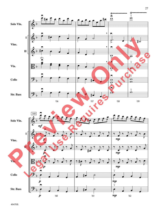 Hungarian Variations For String Orchestra and Solo Violin 詠唱調 弦樂團 獨奏 小提琴 總譜 | 小雅音樂 Hsiaoya Music