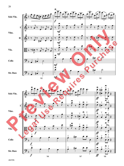 Hungarian Variations For String Orchestra and Solo Violin 詠唱調 弦樂團 獨奏 小提琴 總譜 | 小雅音樂 Hsiaoya Music