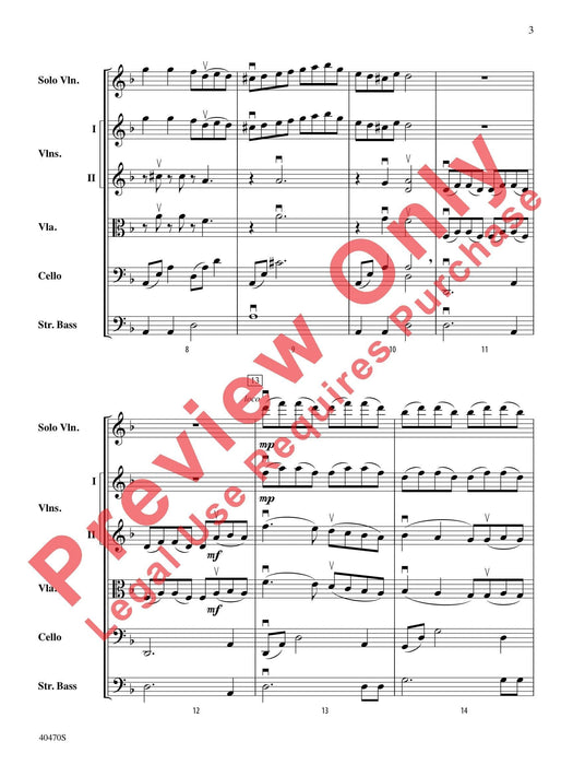 Hungarian Variations For String Orchestra and Solo Violin 詠唱調 弦樂團 獨奏 小提琴 總譜 | 小雅音樂 Hsiaoya Music