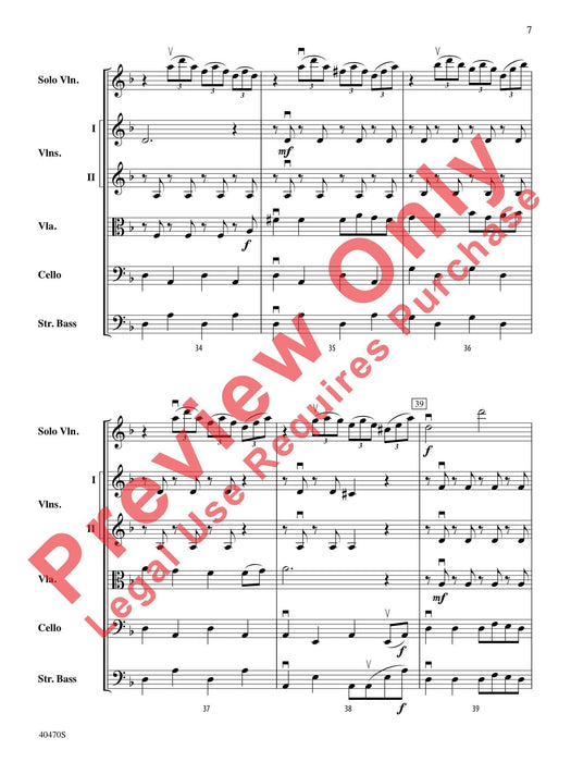 Hungarian Variations For String Orchestra and Solo Violin 詠唱調 弦樂團 獨奏 小提琴 總譜 | 小雅音樂 Hsiaoya Music