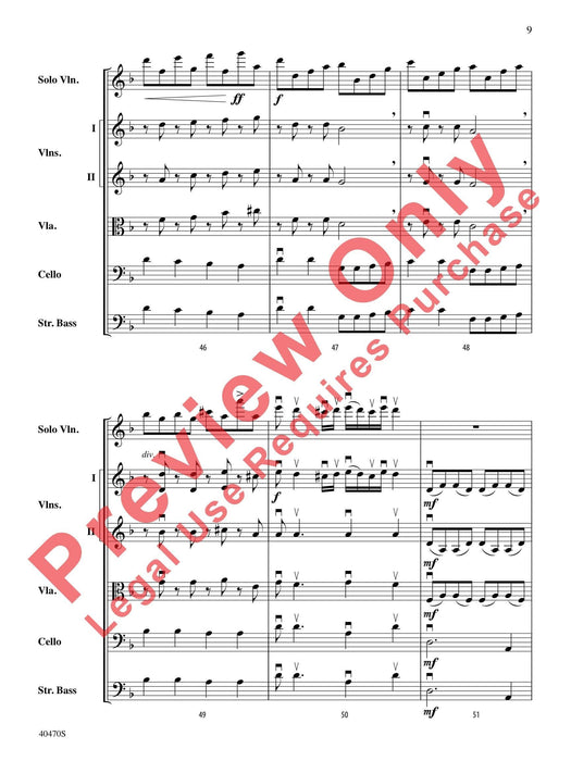 Hungarian Variations For String Orchestra and Solo Violin 詠唱調 弦樂團 獨奏 小提琴 總譜 | 小雅音樂 Hsiaoya Music