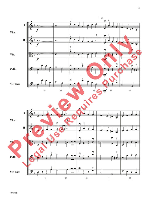 Dove's Vagary Adapted from John Playford's The Dancing Master, 1651 總譜 | 小雅音樂 Hsiaoya Music