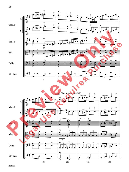 Symphony No. 8 in G Major 4th movement 德弗札克 交響曲 樂章 總譜 | 小雅音樂 Hsiaoya Music