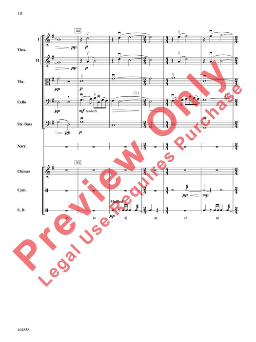 Lincoln at Gettysburg For String Orchestra, Percussion and Narrator 弦樂團擊樂器 總譜 | 小雅音樂 Hsiaoya Music