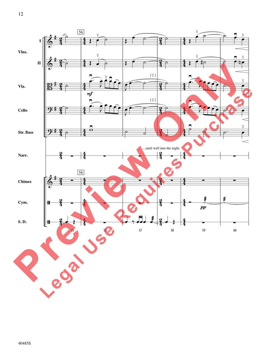 Lincoln at Gettysburg For String Orchestra, Percussion and Narrator 弦樂團擊樂器 總譜 | 小雅音樂 Hsiaoya Music