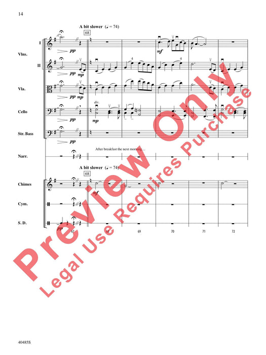 Lincoln at Gettysburg For String Orchestra, Percussion and Narrator 弦樂團擊樂器 總譜 | 小雅音樂 Hsiaoya Music