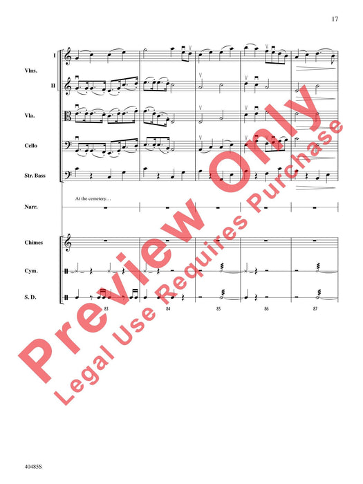 Lincoln at Gettysburg For String Orchestra, Percussion and Narrator 弦樂團擊樂器 總譜 | 小雅音樂 Hsiaoya Music