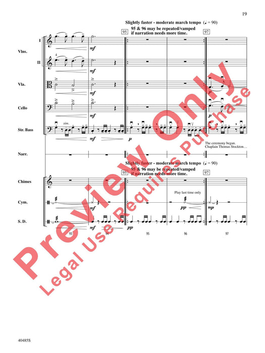 Lincoln at Gettysburg For String Orchestra, Percussion and Narrator 弦樂團擊樂器 總譜 | 小雅音樂 Hsiaoya Music