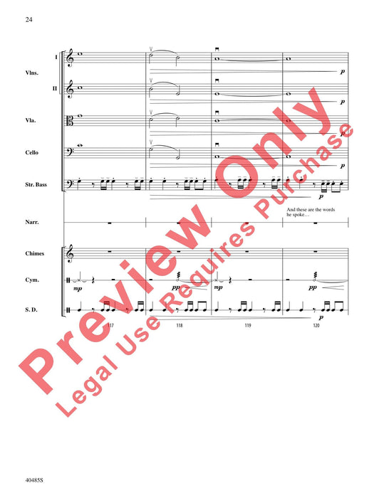 Lincoln at Gettysburg For String Orchestra, Percussion and Narrator 弦樂團擊樂器 總譜 | 小雅音樂 Hsiaoya Music