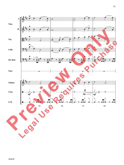 Lincoln at Gettysburg For String Orchestra, Percussion and Narrator 弦樂團擊樂器 總譜 | 小雅音樂 Hsiaoya Music