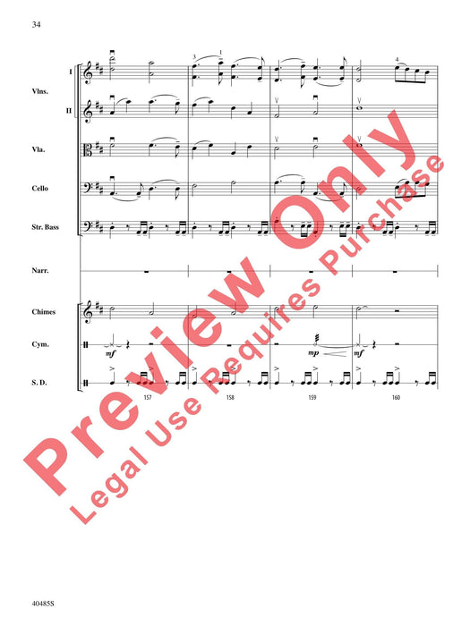 Lincoln at Gettysburg For String Orchestra, Percussion and Narrator 弦樂團擊樂器 總譜 | 小雅音樂 Hsiaoya Music