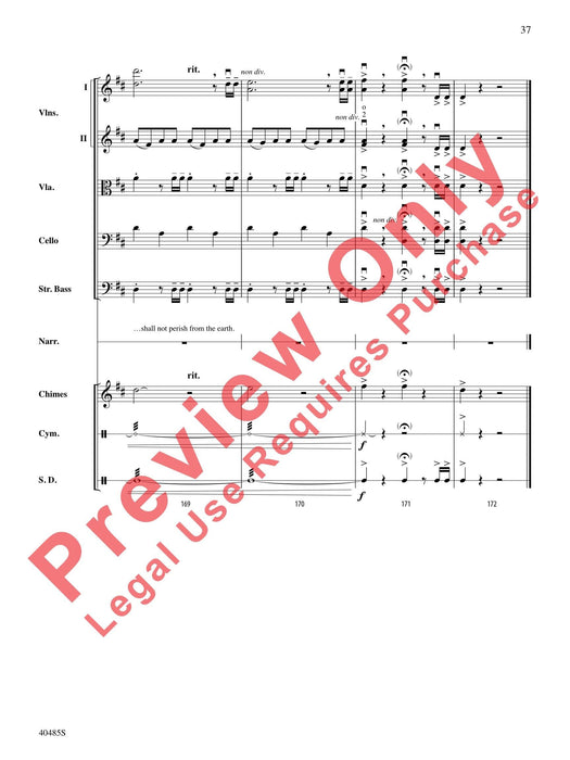 Lincoln at Gettysburg For String Orchestra, Percussion and Narrator 弦樂團擊樂器 總譜 | 小雅音樂 Hsiaoya Music