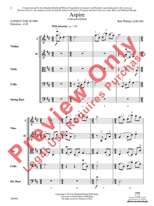 Aspire A Dream Fulfilled 總譜 | 小雅音樂 Hsiaoya Music