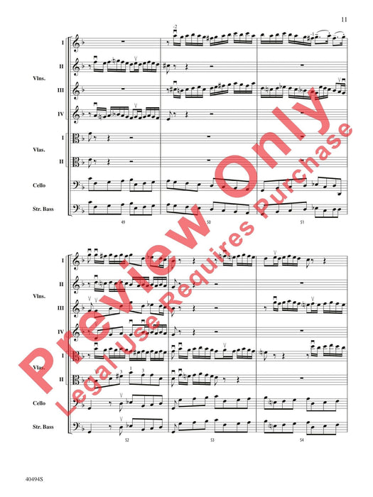 Brandenburg Concerto No. 1 in F Major 1st Movement, Arranged for String Orchestra 巴赫約翰‧瑟巴斯提安 協奏曲 樂章 弦樂團 | 小雅音樂 Hsiaoya Music