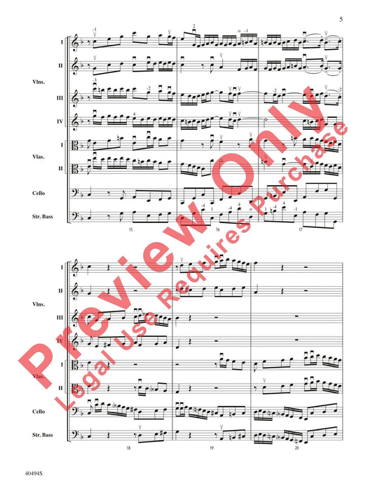 Brandenburg Concerto No. 1 in F Major 1st Movement, Arranged for String Orchestra 巴赫約翰‧瑟巴斯提安 協奏曲 樂章 弦樂團 | 小雅音樂 Hsiaoya Music