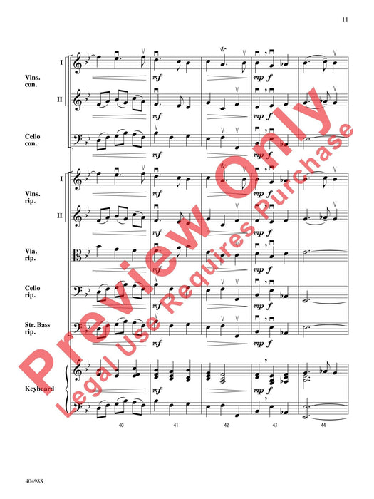 Musette from Concerto Grosso No. 6 Op. 6, No. 6 韓德爾 大協奏曲 總譜 | 小雅音樂 Hsiaoya Music