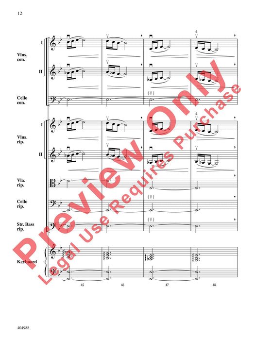 Musette from Concerto Grosso No. 6 Op. 6, No. 6 韓德爾 大協奏曲 總譜 | 小雅音樂 Hsiaoya Music