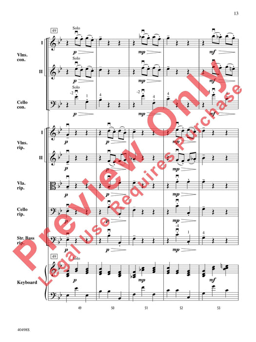 Musette from Concerto Grosso No. 6 Op. 6, No. 6 韓德爾 大協奏曲 總譜 | 小雅音樂 Hsiaoya Music