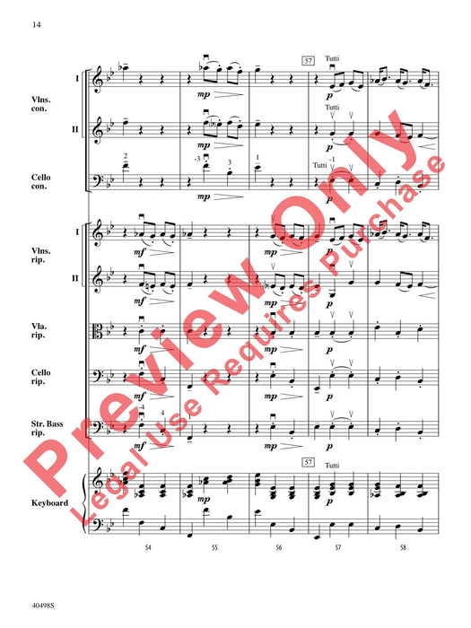 Musette from Concerto Grosso No. 6 Op. 6, No. 6 韓德爾 大協奏曲 總譜 | 小雅音樂 Hsiaoya Music