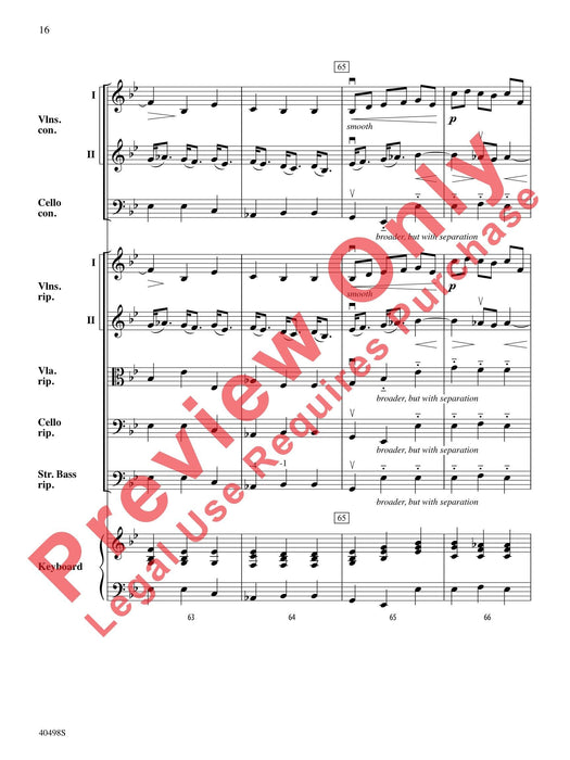 Musette from Concerto Grosso No. 6 Op. 6, No. 6 韓德爾 大協奏曲 總譜 | 小雅音樂 Hsiaoya Music