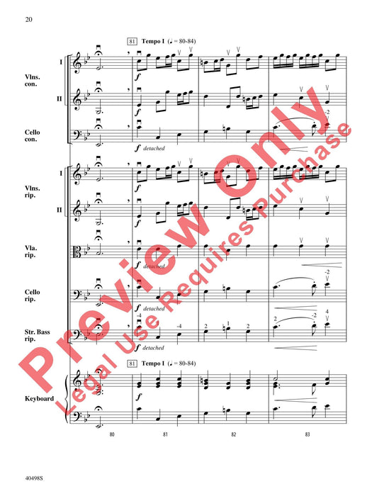 Musette from Concerto Grosso No. 6 Op. 6, No. 6 韓德爾 大協奏曲 總譜 | 小雅音樂 Hsiaoya Music