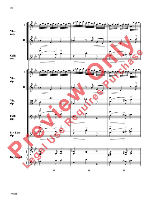 Musette from Concerto Grosso No. 6 Op. 6, No. 6 韓德爾 大協奏曲 總譜 | 小雅音樂 Hsiaoya Music