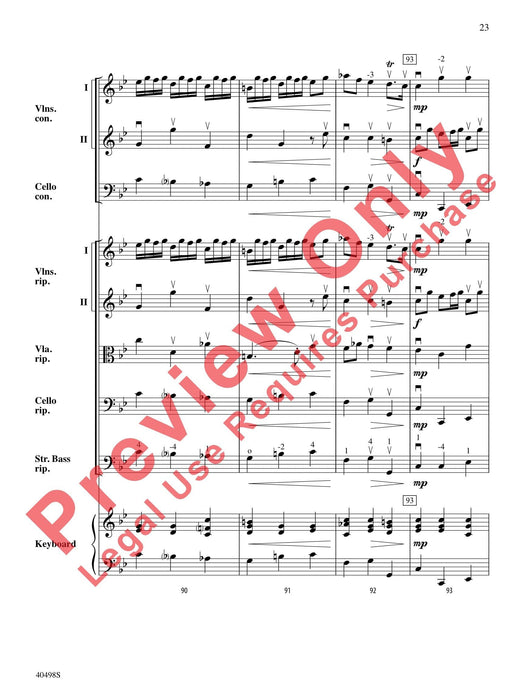 Musette from Concerto Grosso No. 6 Op. 6, No. 6 韓德爾 大協奏曲 總譜 | 小雅音樂 Hsiaoya Music