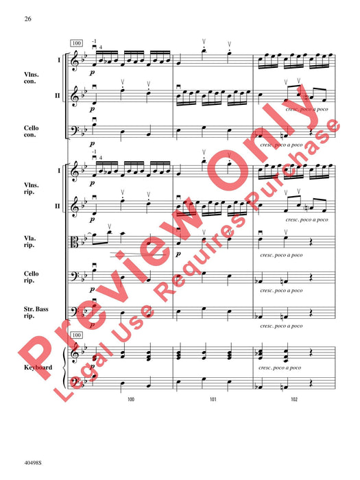 Musette from Concerto Grosso No. 6 Op. 6, No. 6 韓德爾 大協奏曲 總譜 | 小雅音樂 Hsiaoya Music