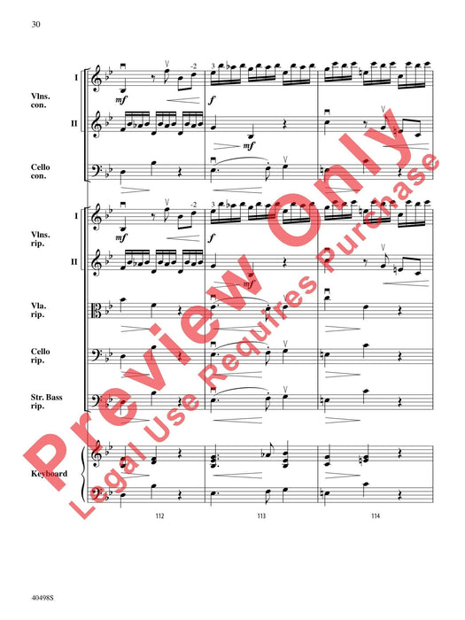 Musette from Concerto Grosso No. 6 Op. 6, No. 6 韓德爾 大協奏曲 總譜 | 小雅音樂 Hsiaoya Music