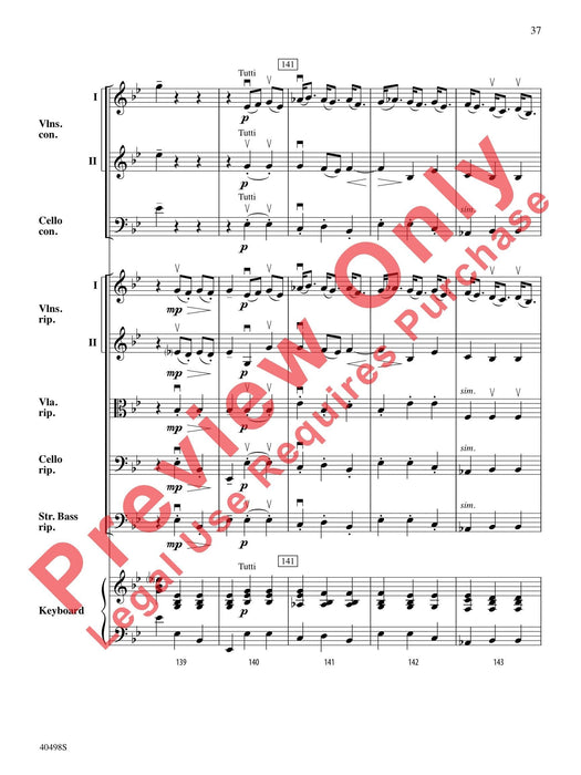 Musette from Concerto Grosso No. 6 Op. 6, No. 6 韓德爾 大協奏曲 總譜 | 小雅音樂 Hsiaoya Music